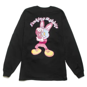 Masked Rabbit LS Tee Black