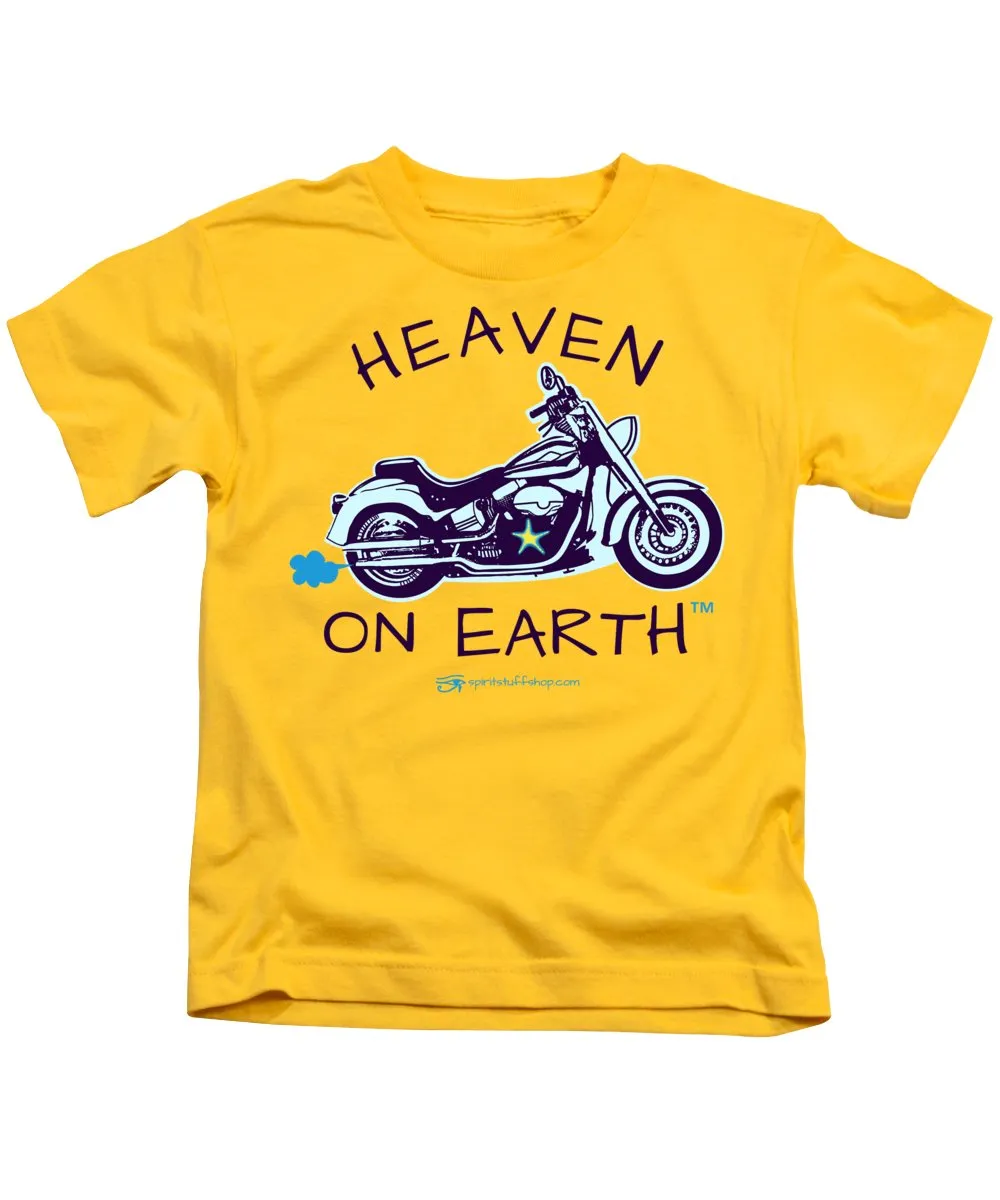 Motorcycle Heaven On Earth - Kids T-Shirt