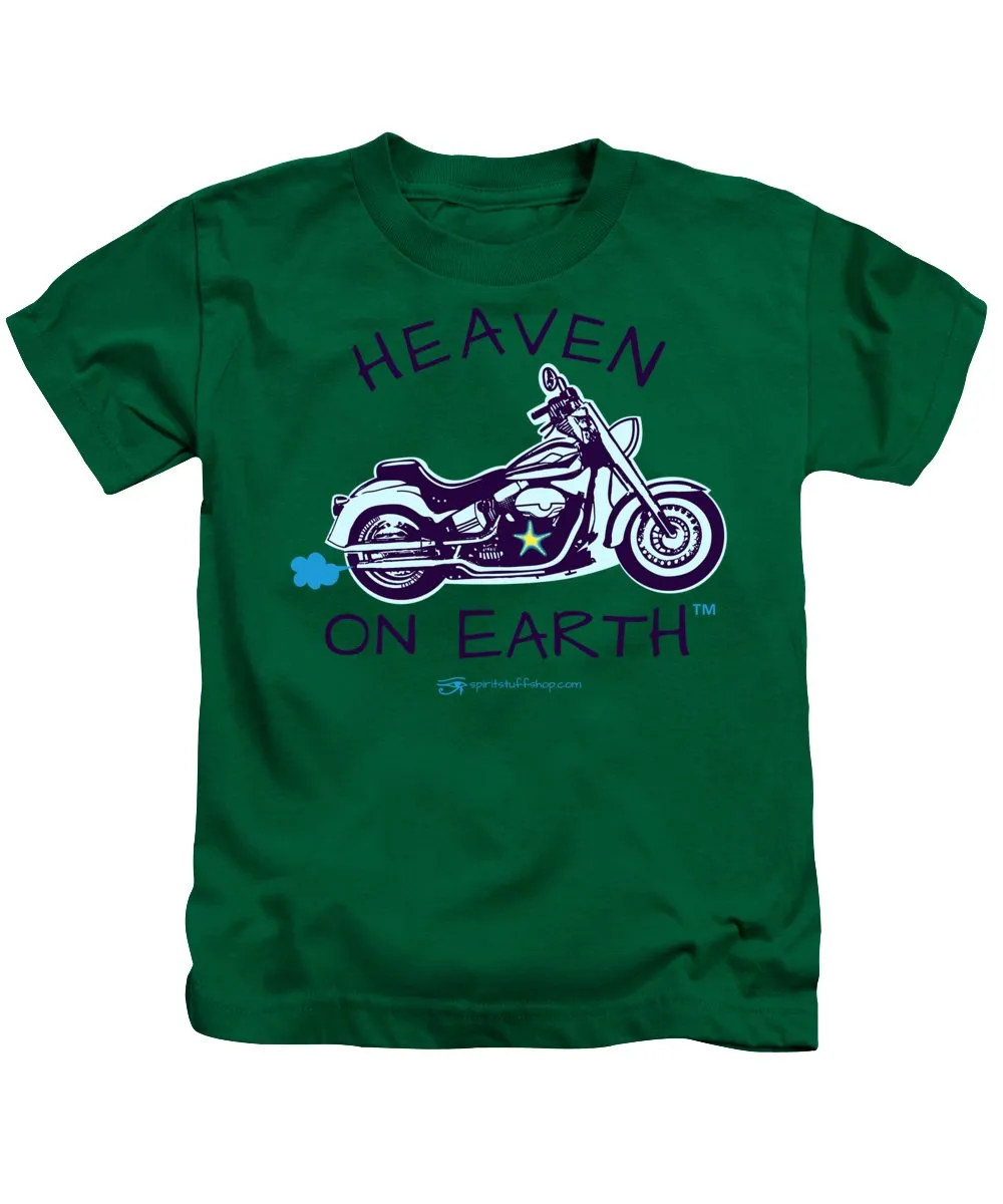 Motorcycle Heaven On Earth - Kids T-Shirt