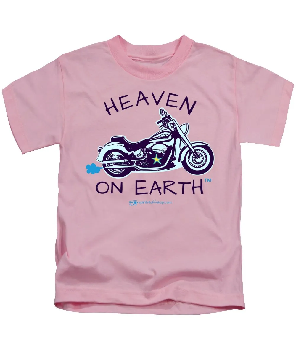 Motorcycle Heaven On Earth - Kids T-Shirt