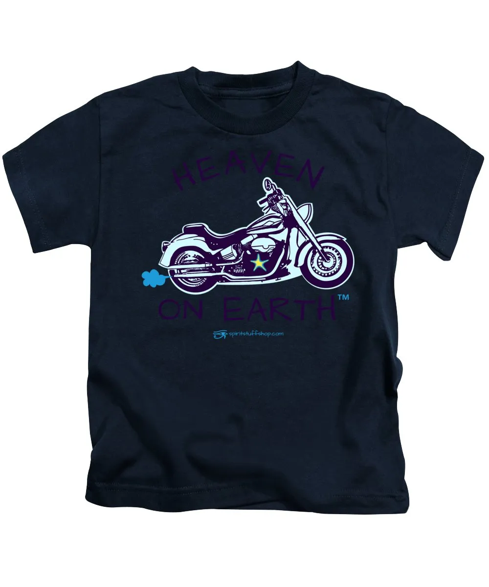 Motorcycle Heaven On Earth - Kids T-Shirt