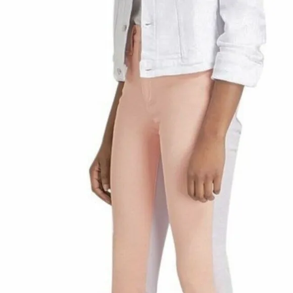 NEW Rag &amp; Bone High Waist Double-sided Skinny Jeans (Peach/Lilac) Size‎ 28 $250
