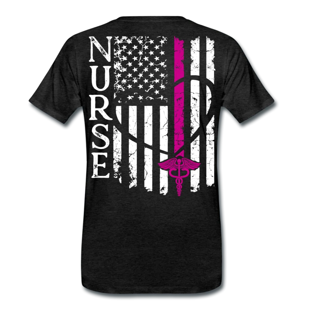 Nurse Flag Men's Premium T-Shirt (CK3903)