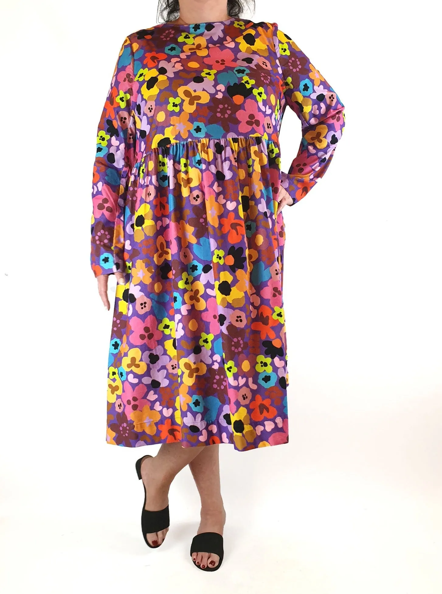 Obus floral cord long sleeve dress size 18