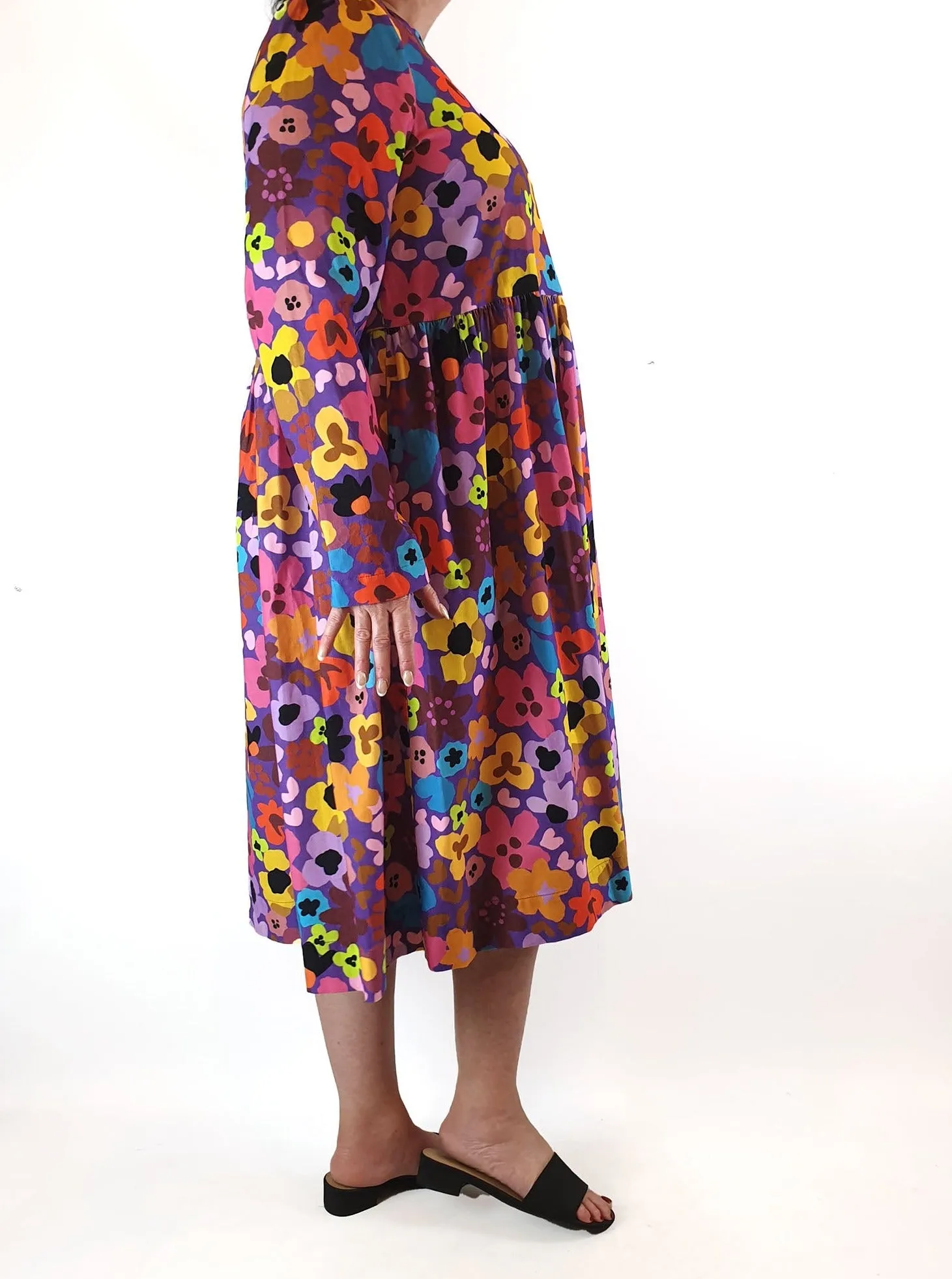 Obus floral cord long sleeve dress size 18