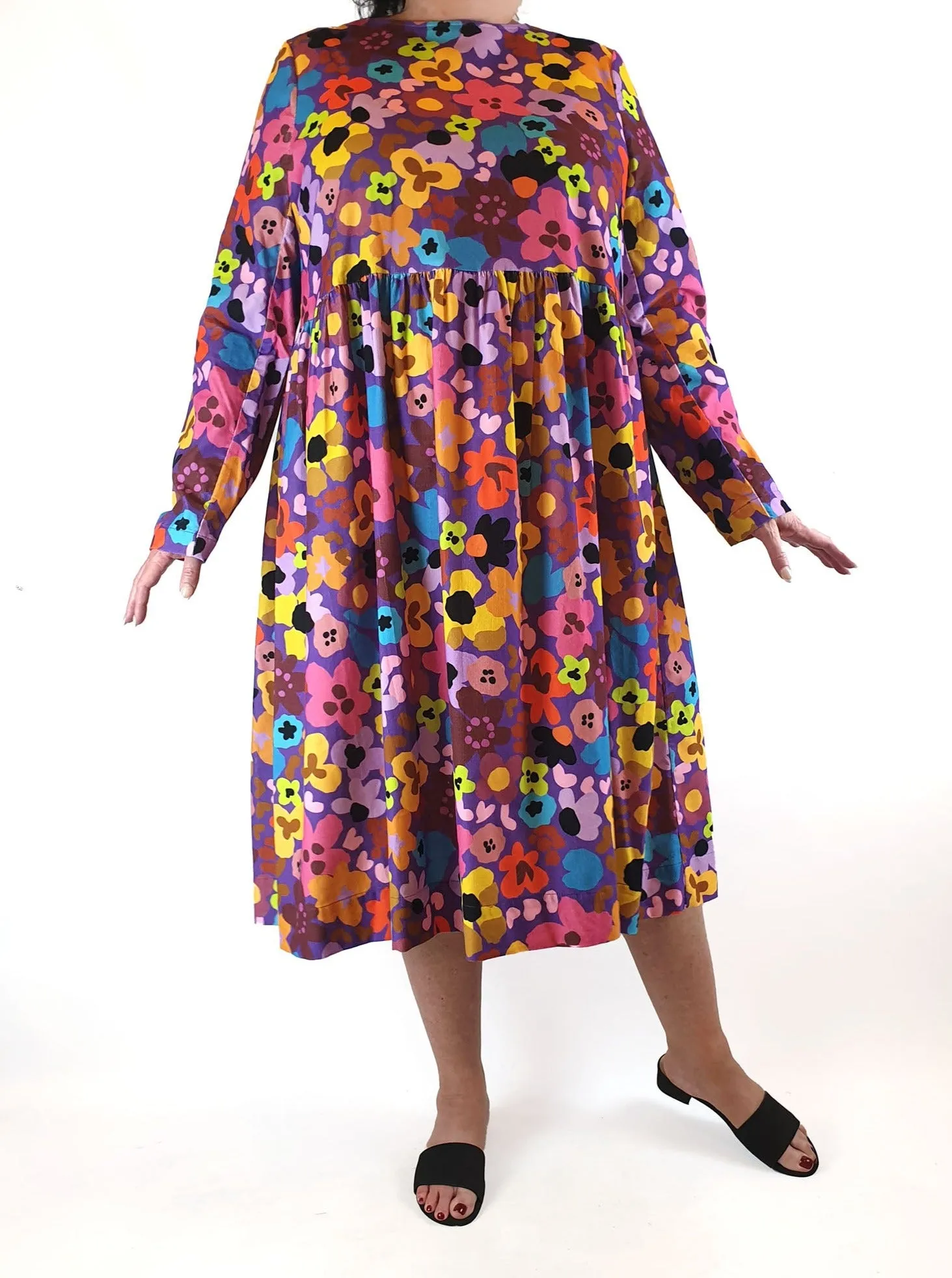 Obus floral cord long sleeve dress size 18