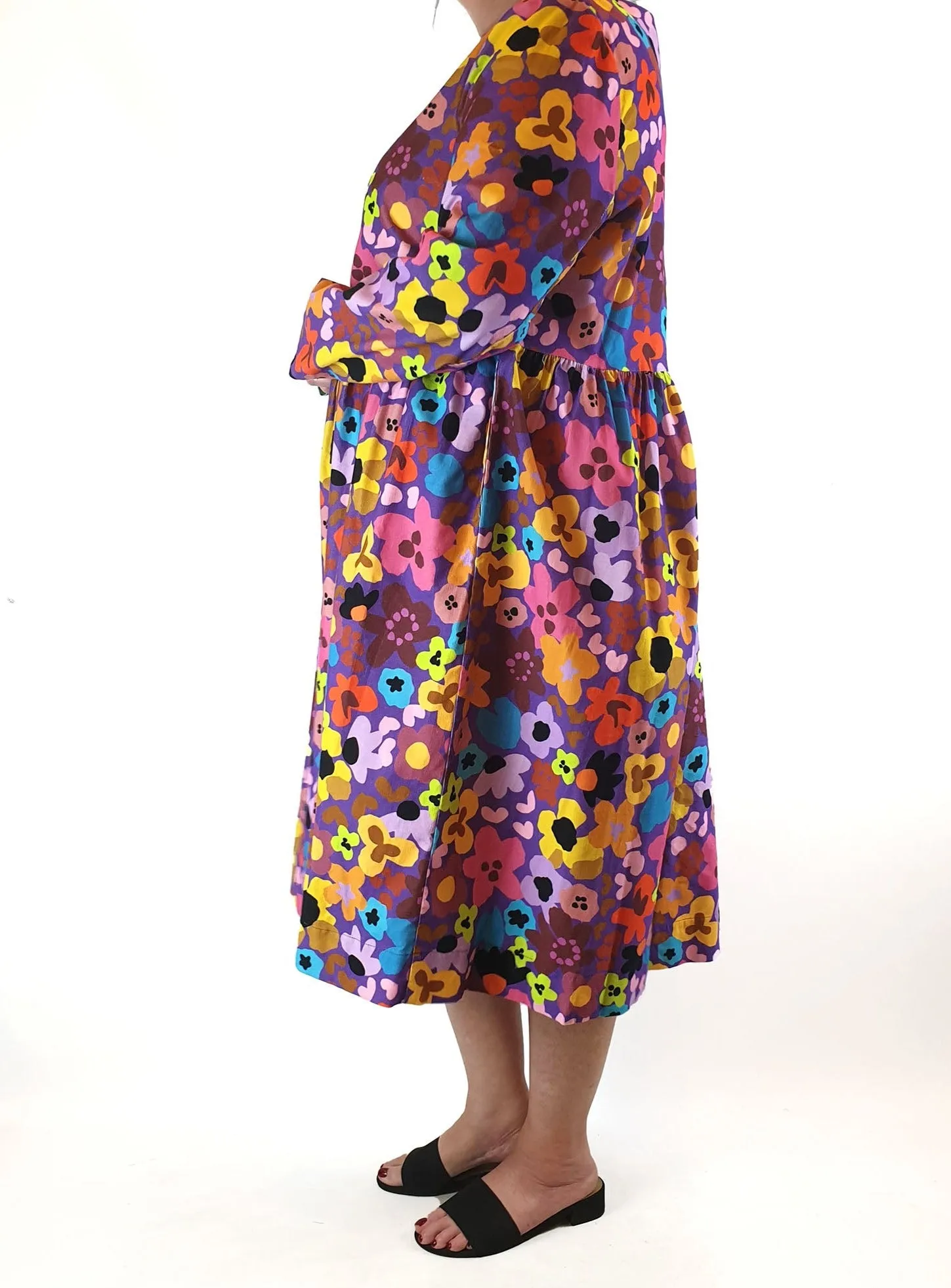 Obus floral cord long sleeve dress size 18