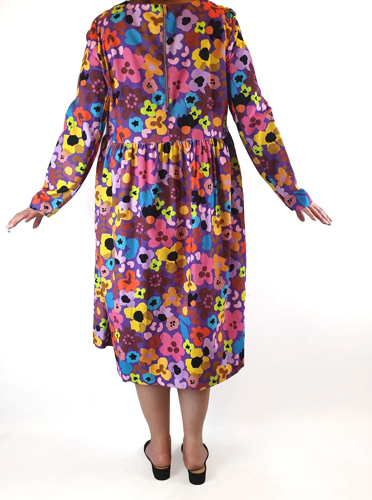 Obus floral cord long sleeve dress size 18