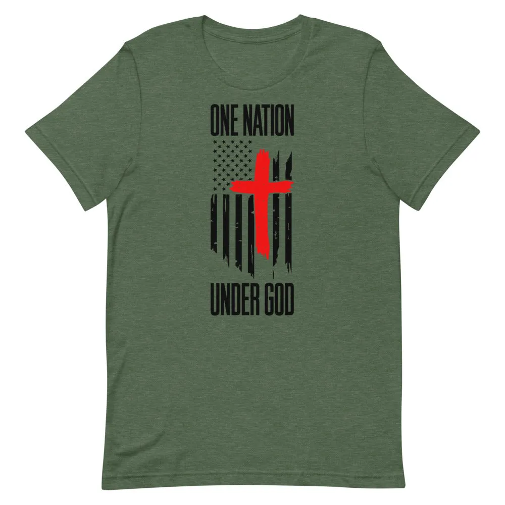 ONE NATION UNDER GOD Short-Sleeve Unisex T-Shirt