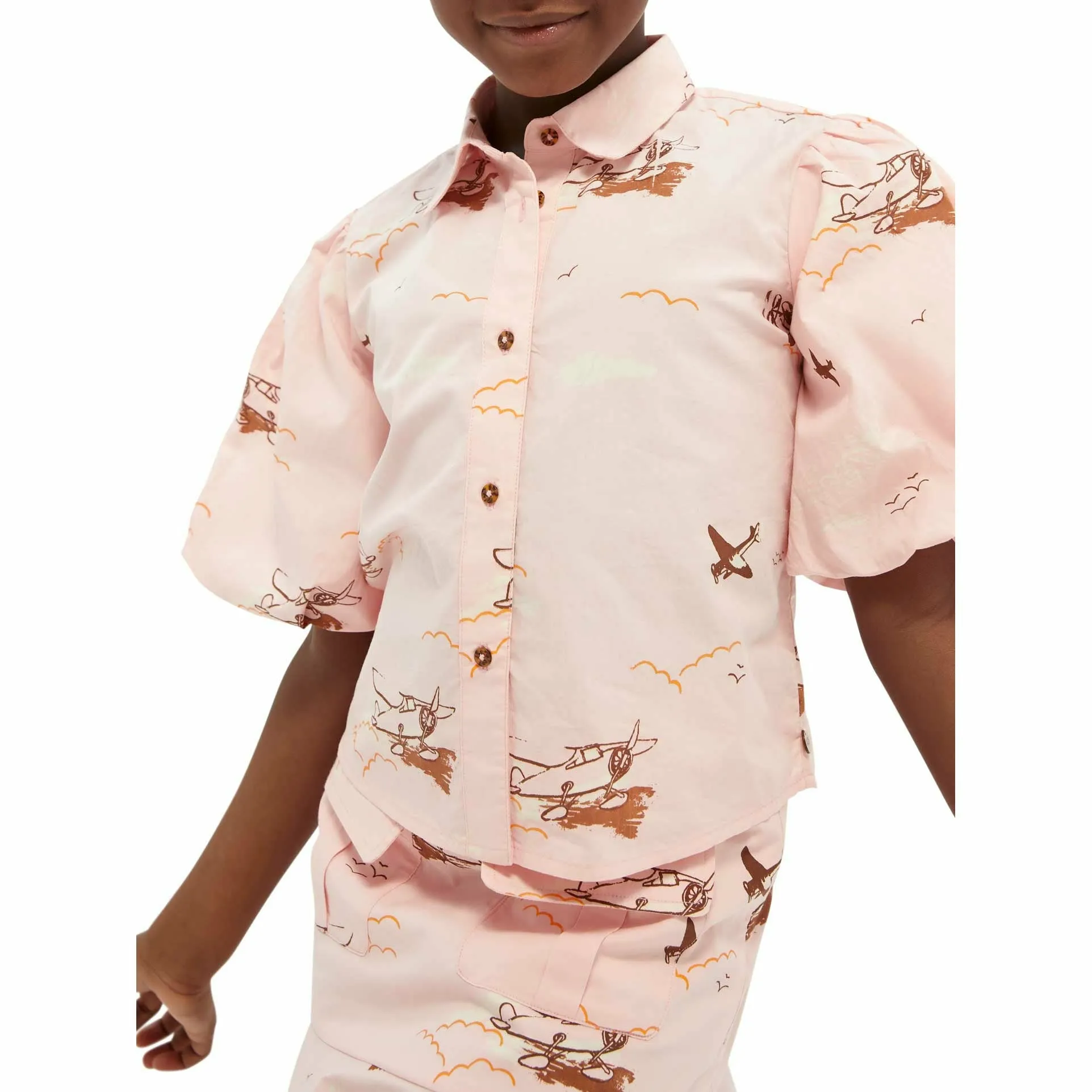 Organic Crispy Cotton Blouse