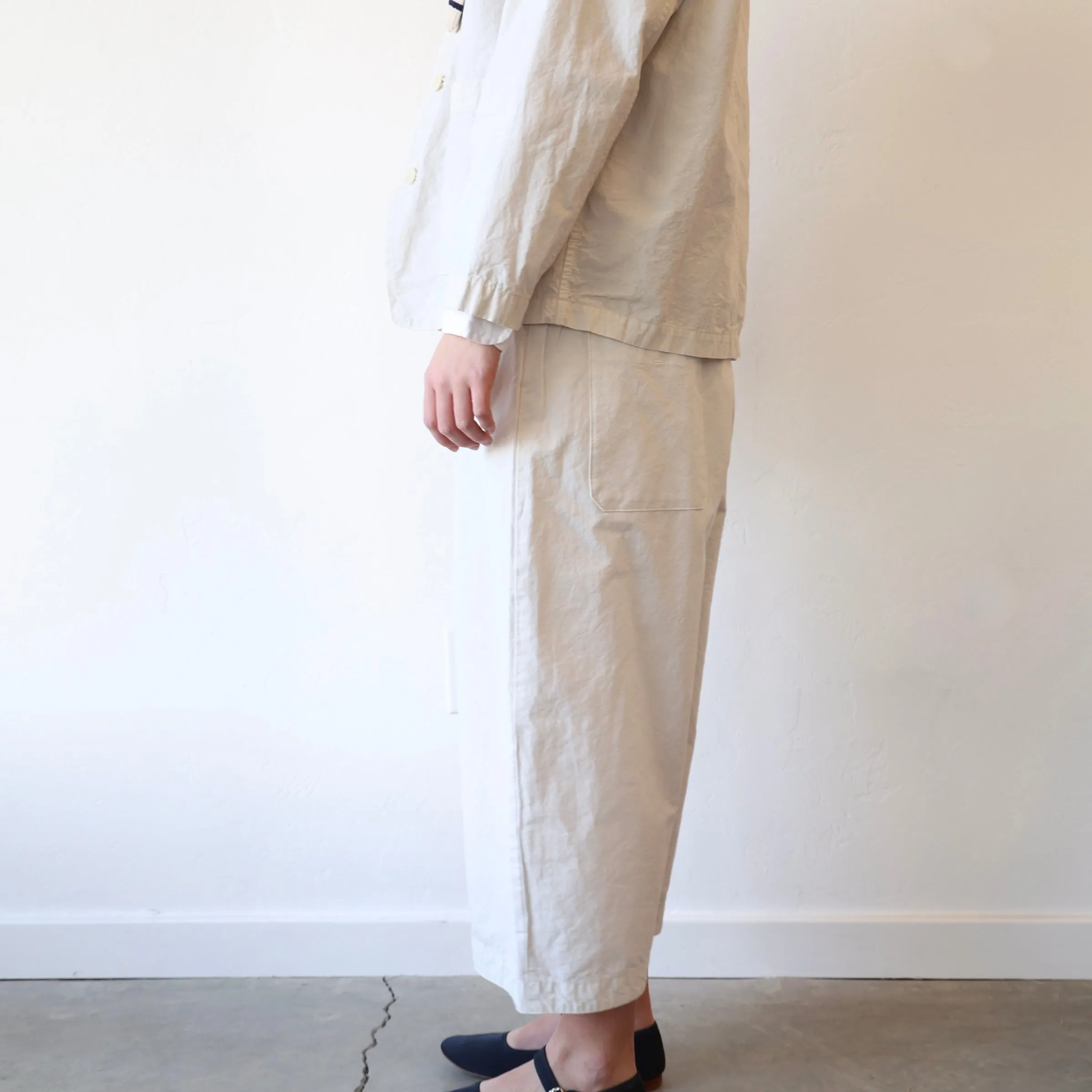 Pas de Calais Wide Leg Pants - Ivory