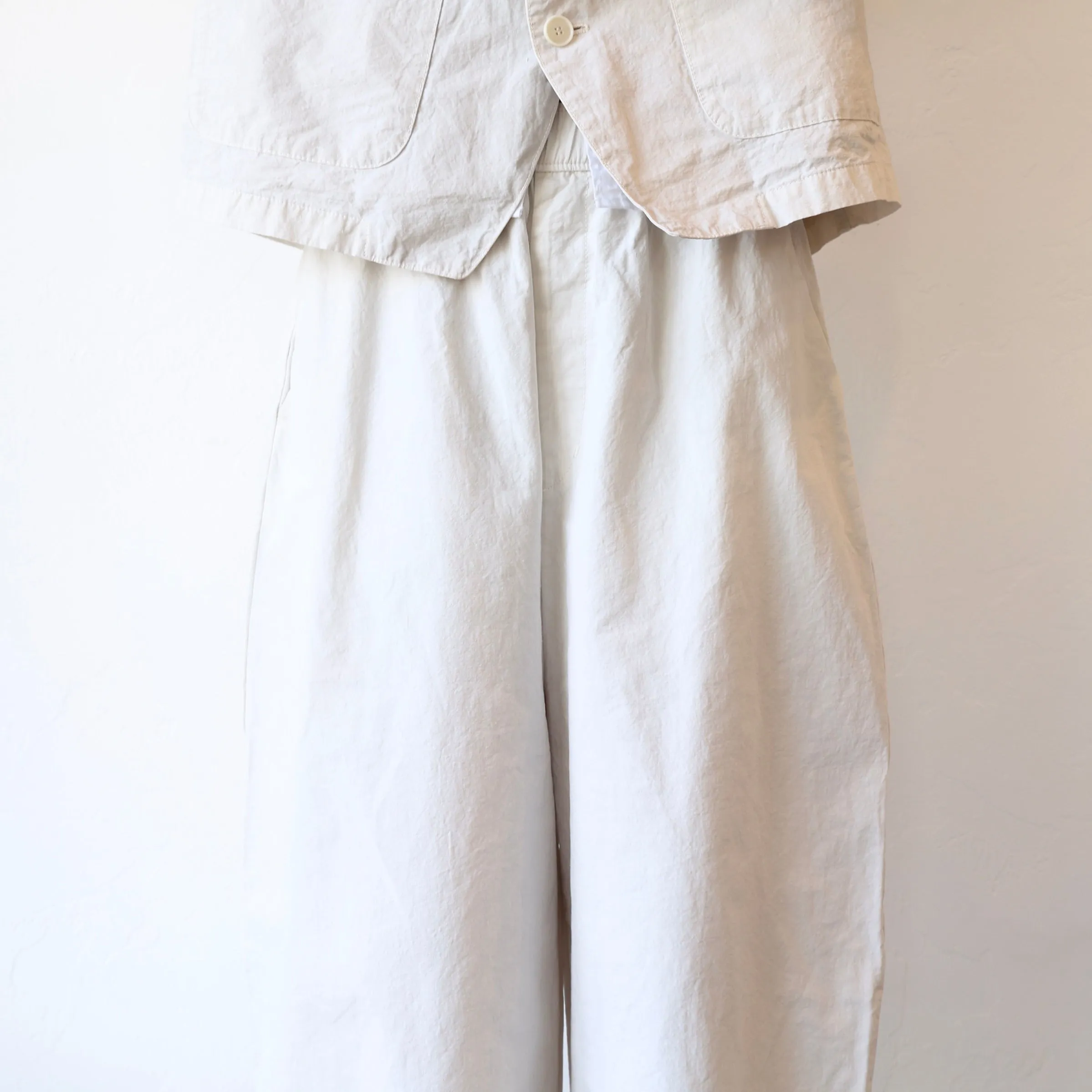 Pas de Calais Wide Leg Pants - Ivory