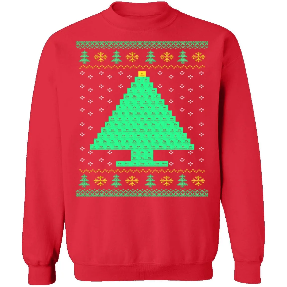 Periodic Table Ugly Christmas Sweater