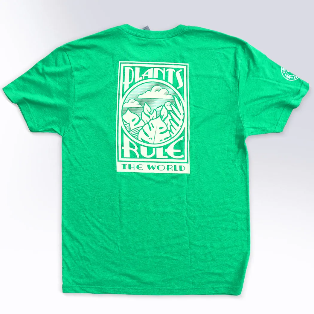 'Plants Rule' Envy Green Graphic Tee