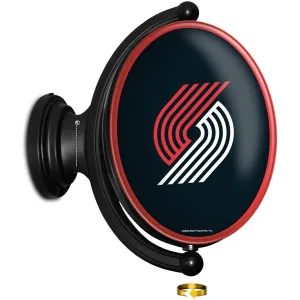 Portland Trail Blazers: Original Oval Rotating Lighted Wall Sign