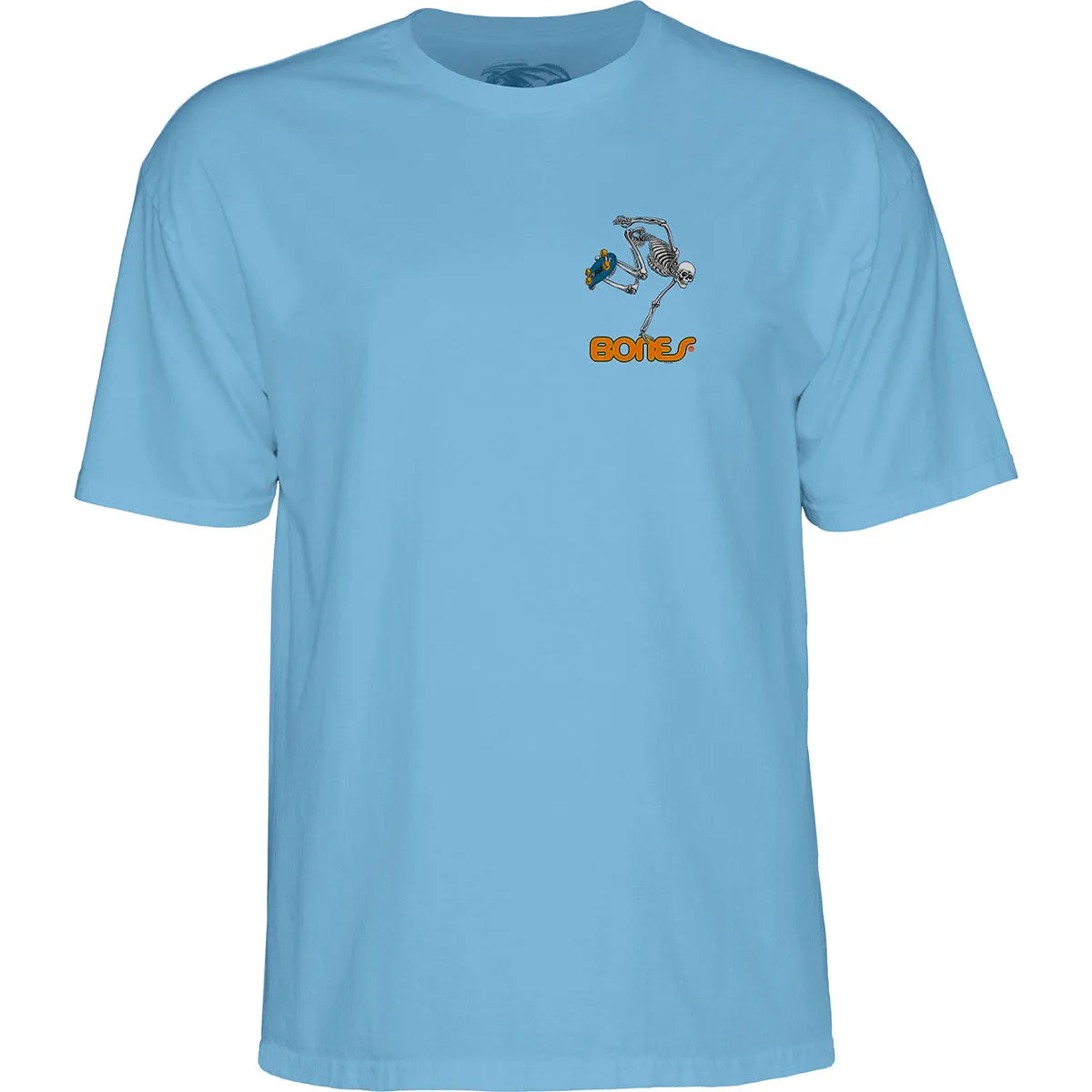 Powell Peralta - Skateboarding Skeleton Tee Baby Blue