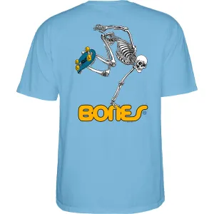 Powell Peralta - Skateboarding Skeleton Tee Baby Blue
