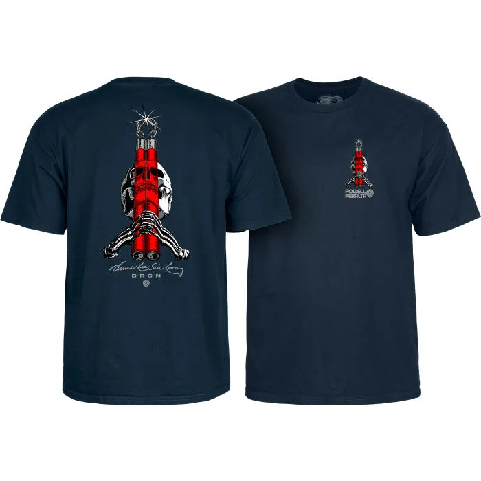 POWELL PERALTA x BRUCE LEE "SKULL & NUNCHUCKS" T-SHIRT