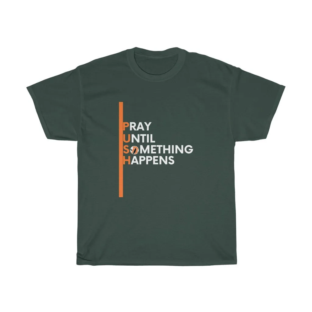 PUSH Cotton Tee (Orange)