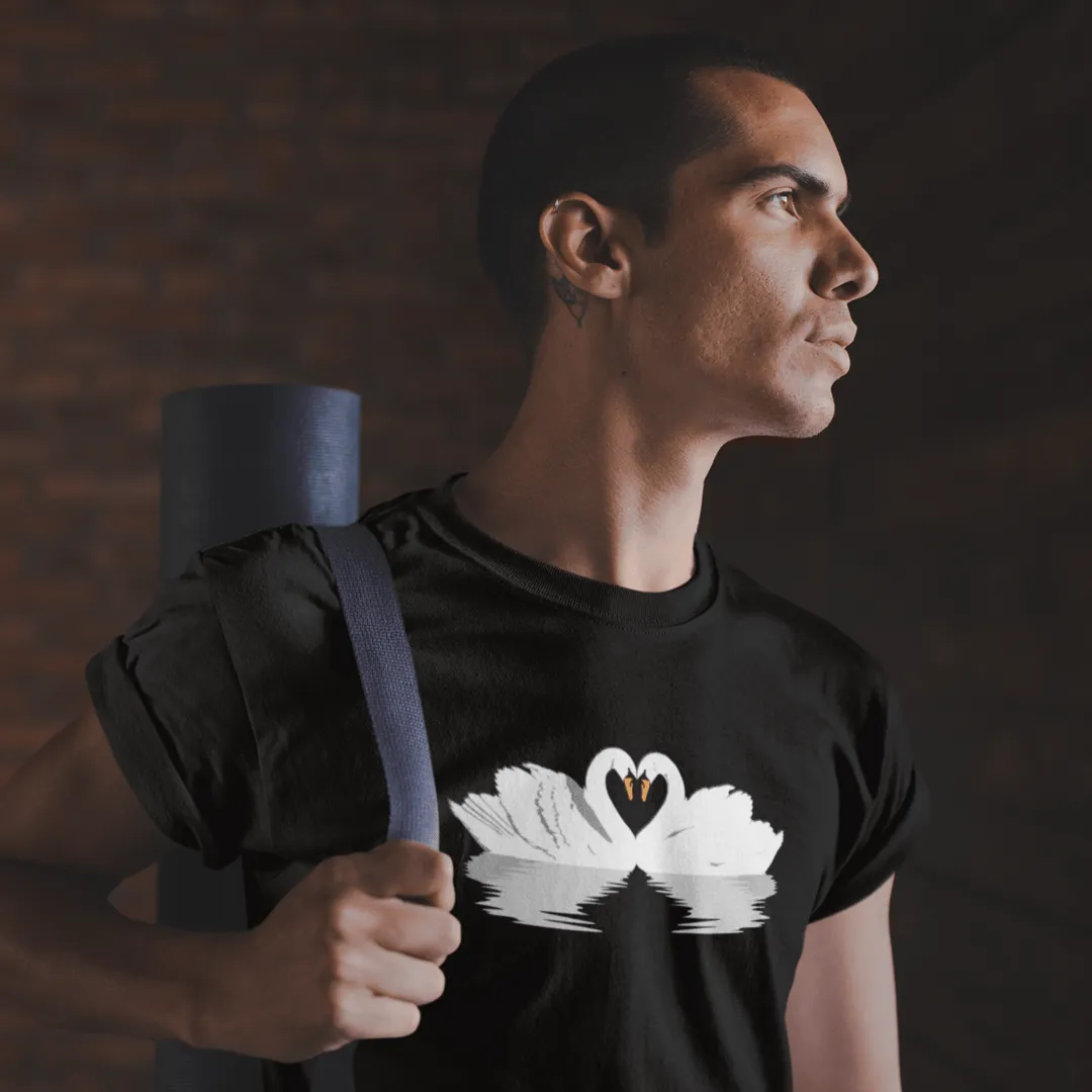 "Swan Love" T-shirt for Men