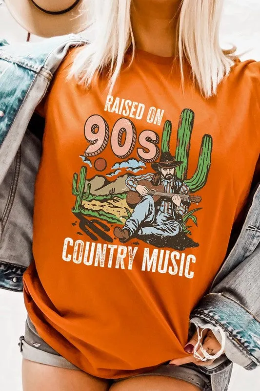 Raised On 90s Country Graphic Tee - Curvy 