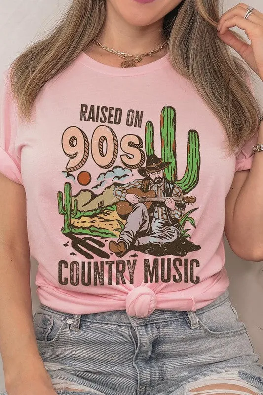 Raised On 90s Country Graphic Tee - Curvy 