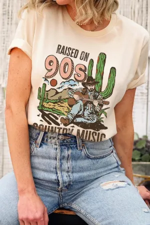Raised On 90s Country Graphic Tee - Curvy 