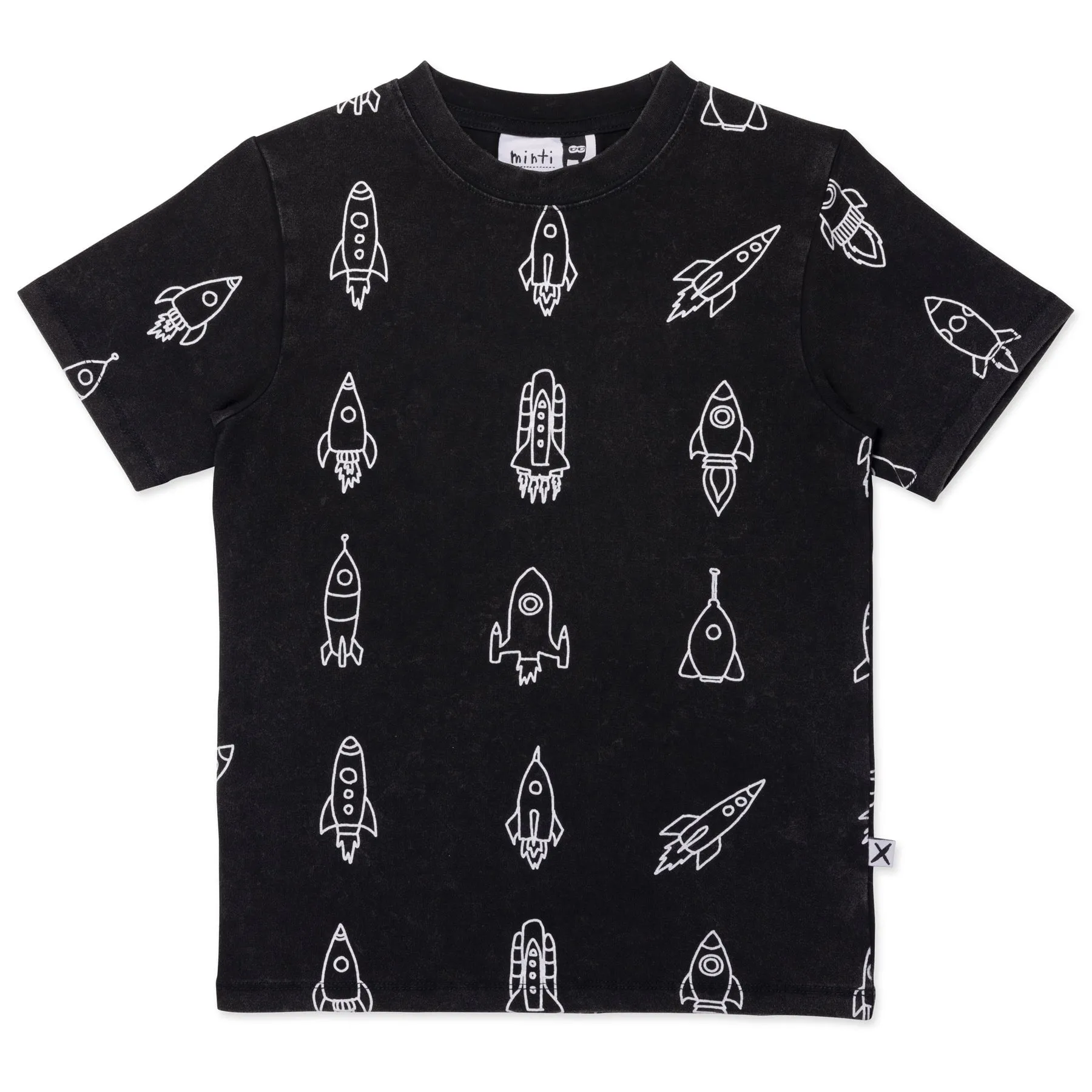 Rockets Tee- Black Wash