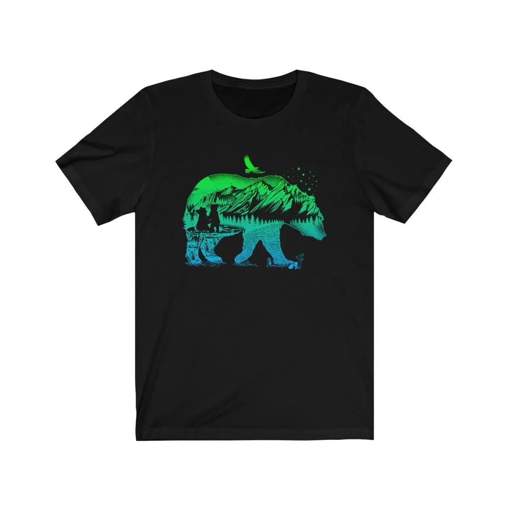 Rocky Bear Green & Blue T-Shirt