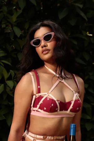 Rolling Sweetheart Top Harness - Blush