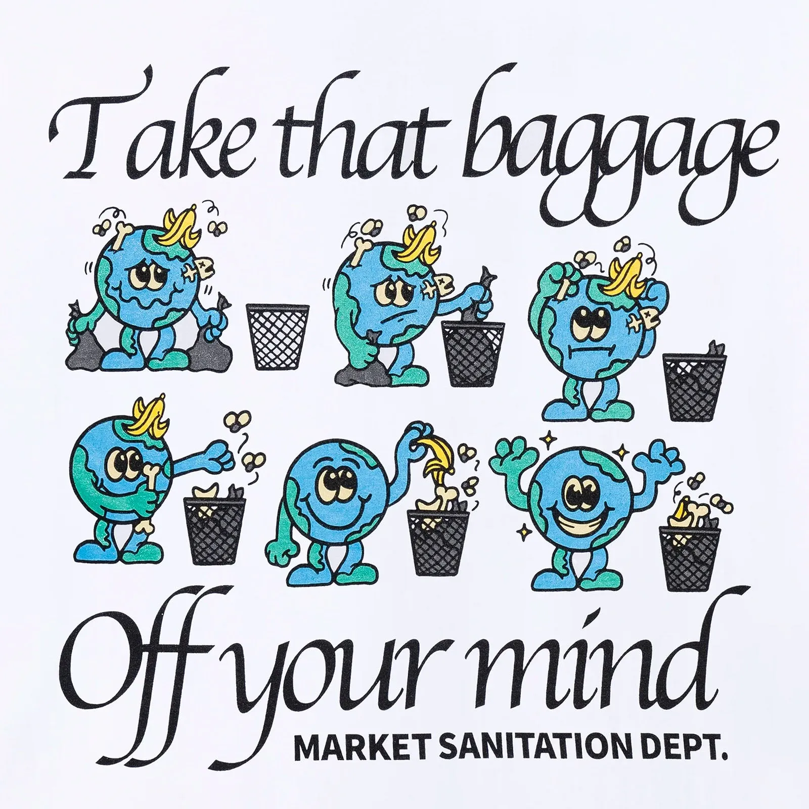 Sanitation Dept T-Shirt - White