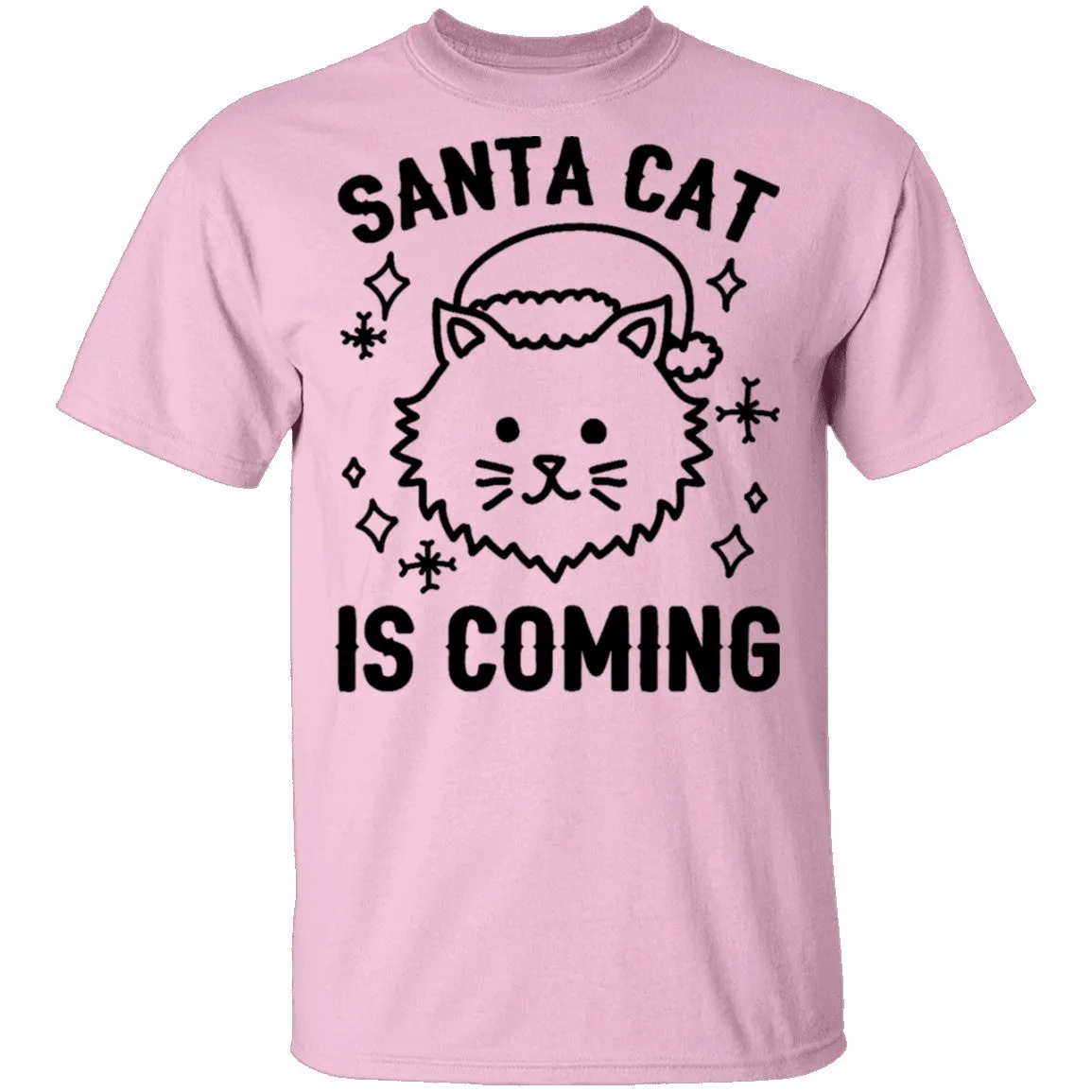Santa Cat Is Coming T-Shirt