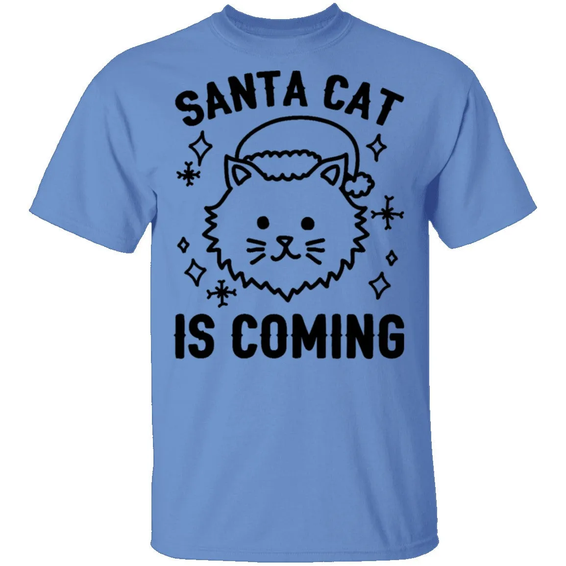 Santa Cat Is Coming T-Shirt