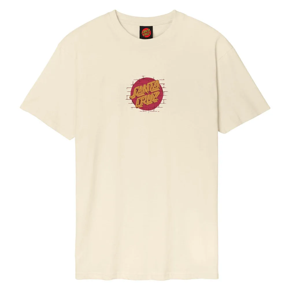 Santa Cruz Scrawl Brick Dot Front  T Shirt