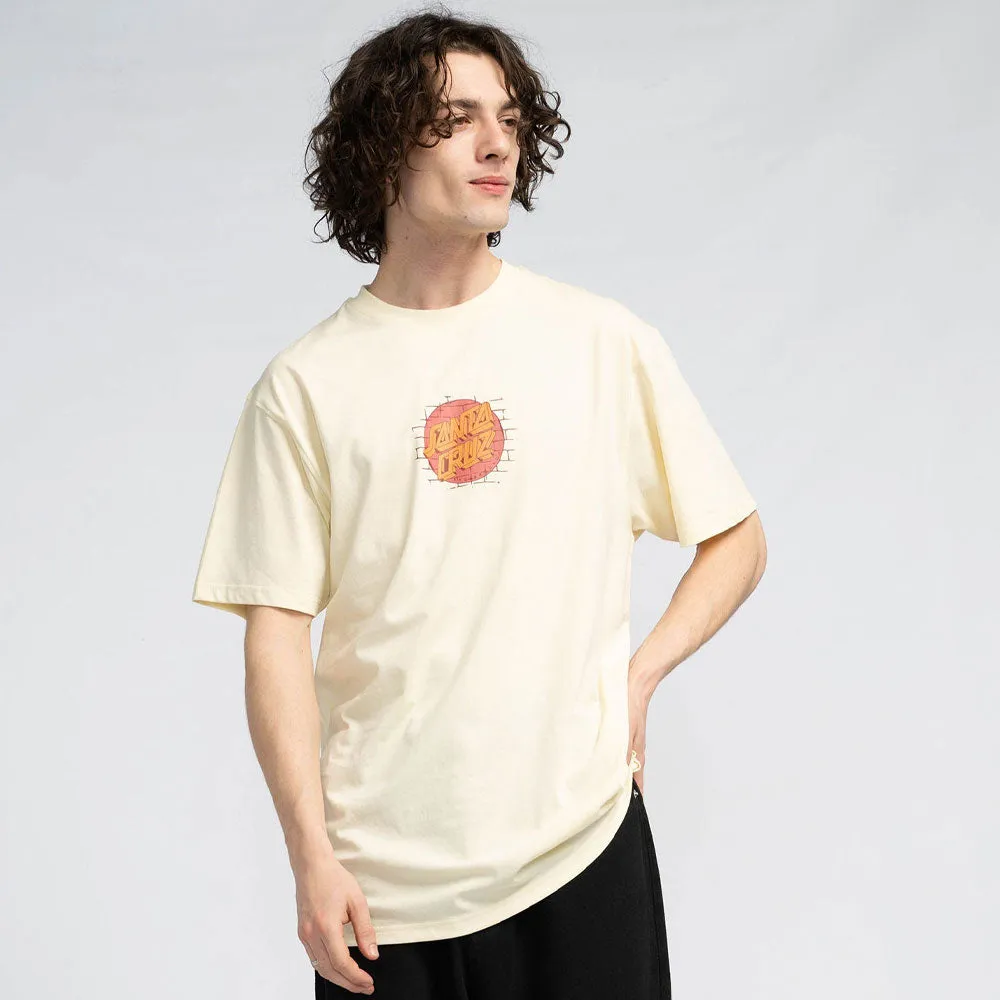 Santa Cruz Scrawl Brick Dot Front  T Shirt