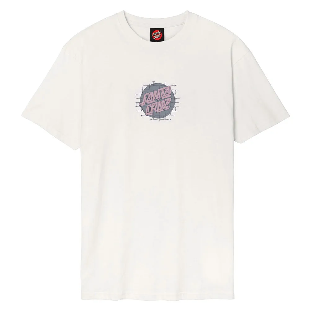 Santa Cruz Scrawl Brick Dot Front  T Shirt