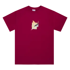 Sci-Fi Fantasy Moth Girl T-Shirt Berry