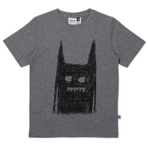 Scribble Monster Tee- Charcoal Marle