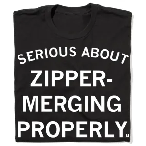 Serious About Zipper-Merging Properly