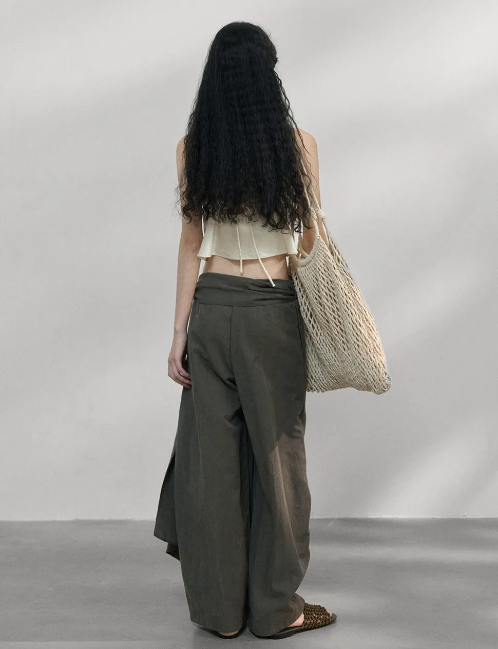Side-Tie Wrap Pants -PREORDER
