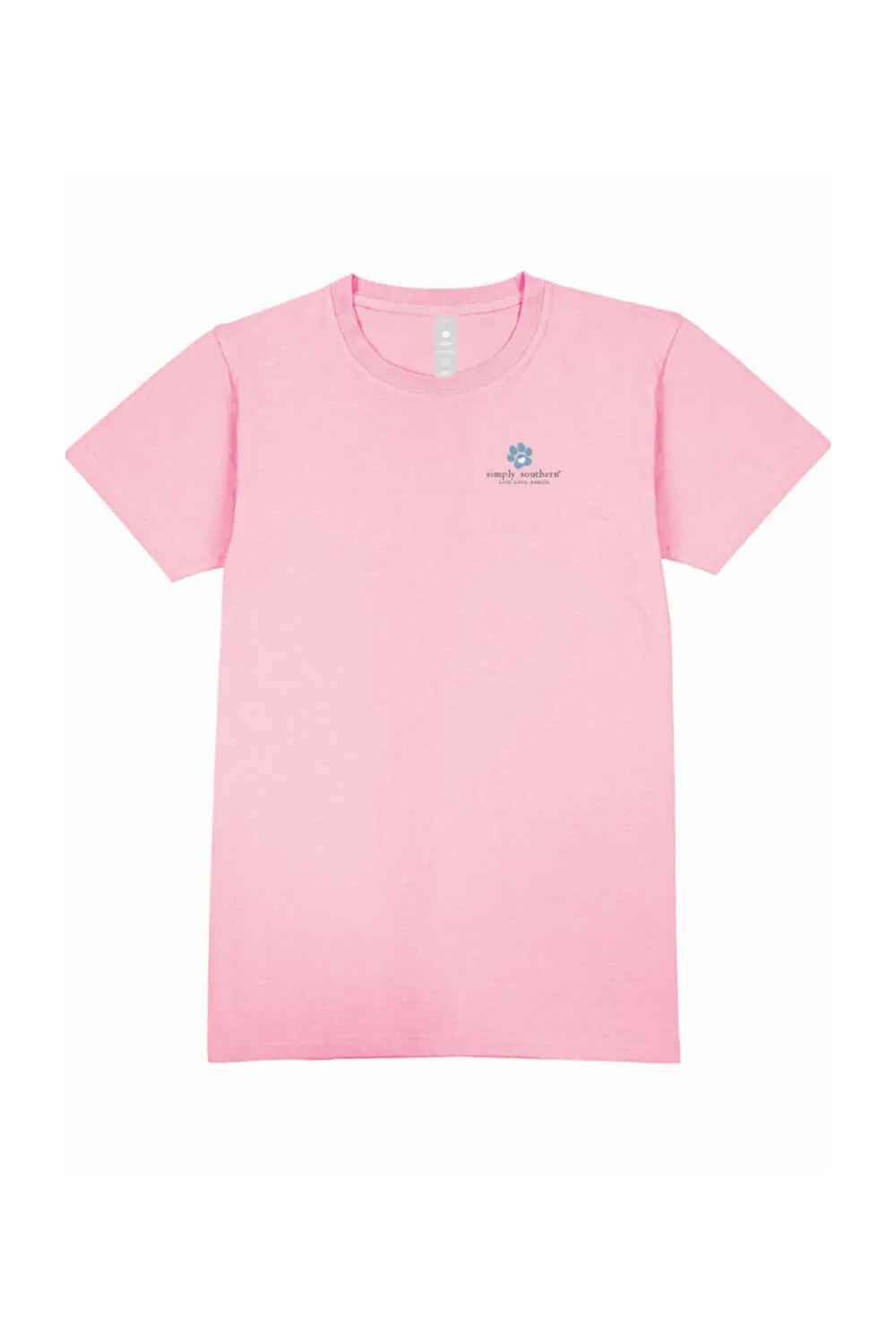 Simply Southern Plus Size Easily Distracted By Dogs T-shirt for Women in Pink | EXT-SS-EASILY-FANCYCANDY