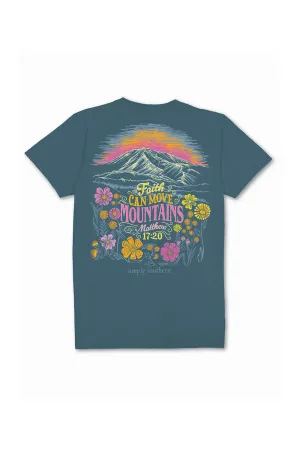 Simply Southern Plus Size Faith Can Move Mountains T-Shirt for Women in Comet | EXT-SS-MOVEMTNS-COMET