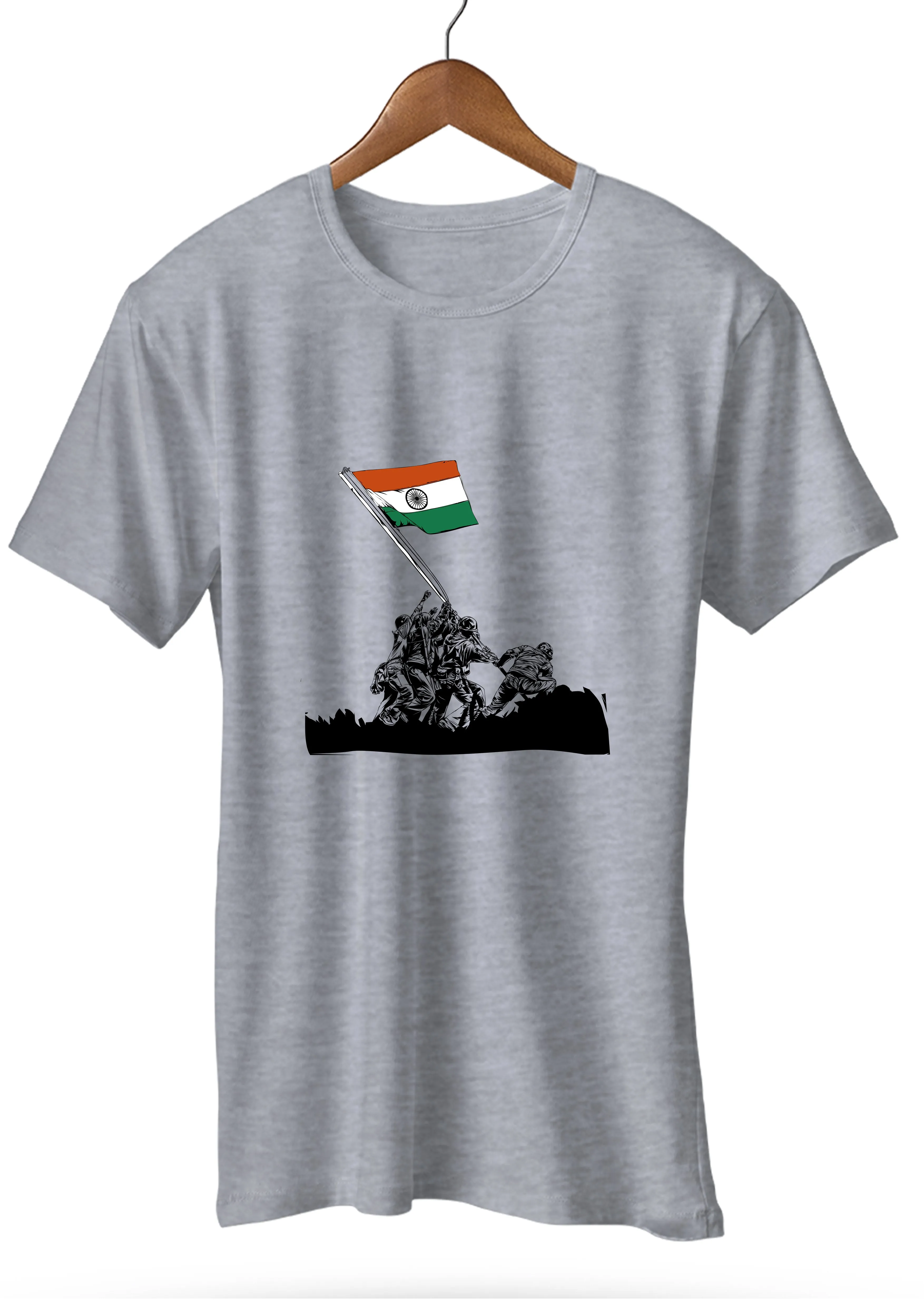 Soldiers With Flag_Gray