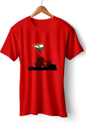 Soldiers With Flag_Red