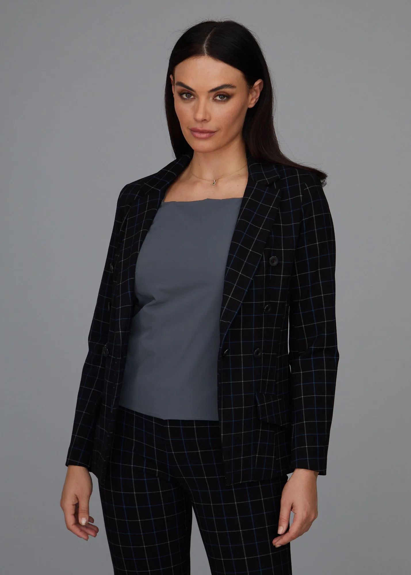 Steely 1 Button DB Jacket - Wall Street Plaid: FINAL SALE