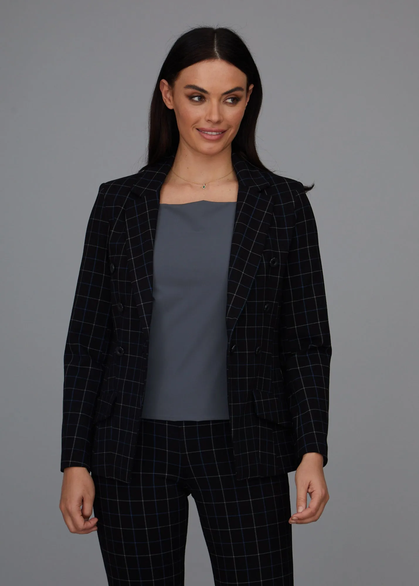 Steely 1 Button DB Jacket - Wall Street Plaid: FINAL SALE
