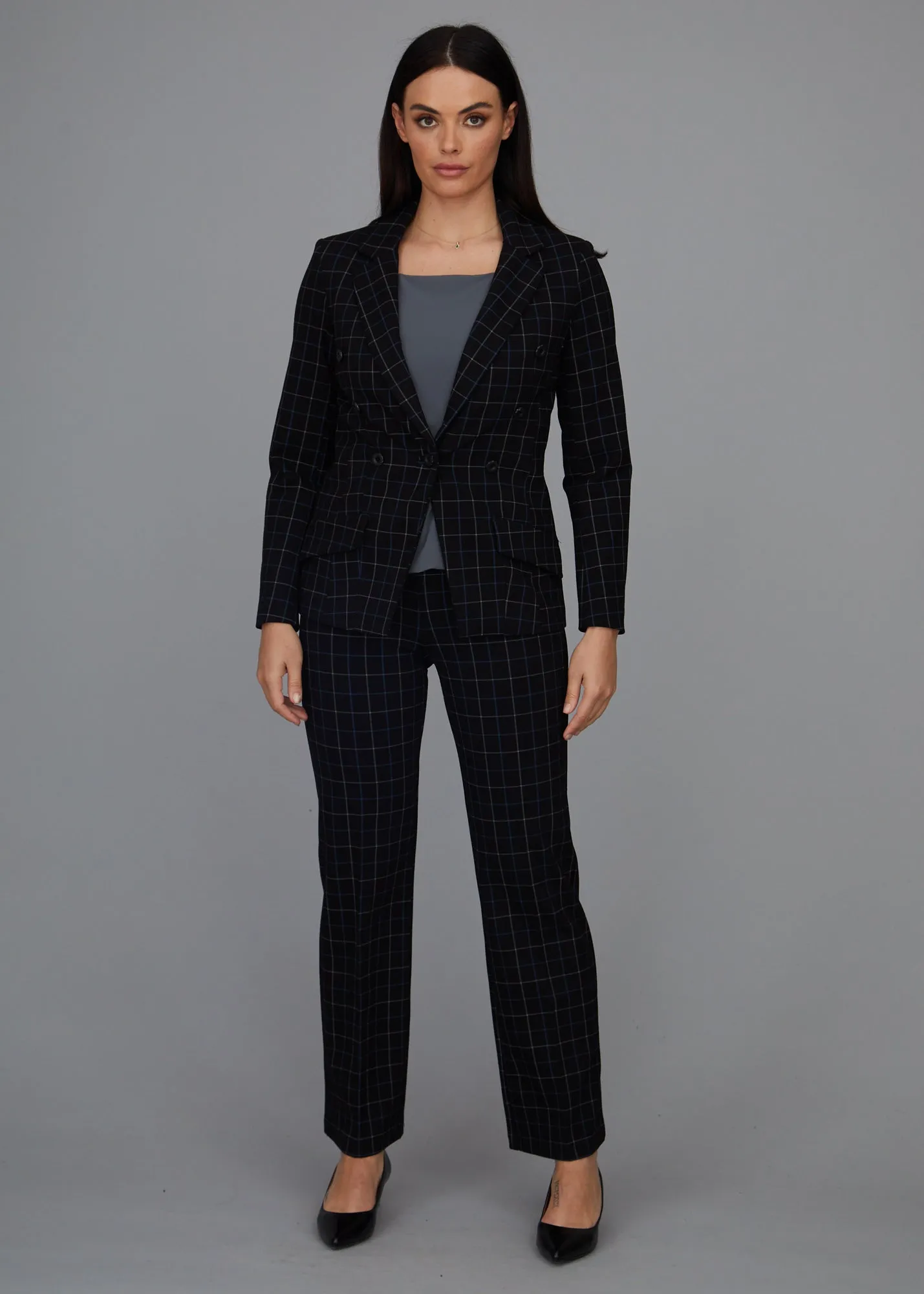 Steely 1 Button DB Jacket - Wall Street Plaid: FINAL SALE