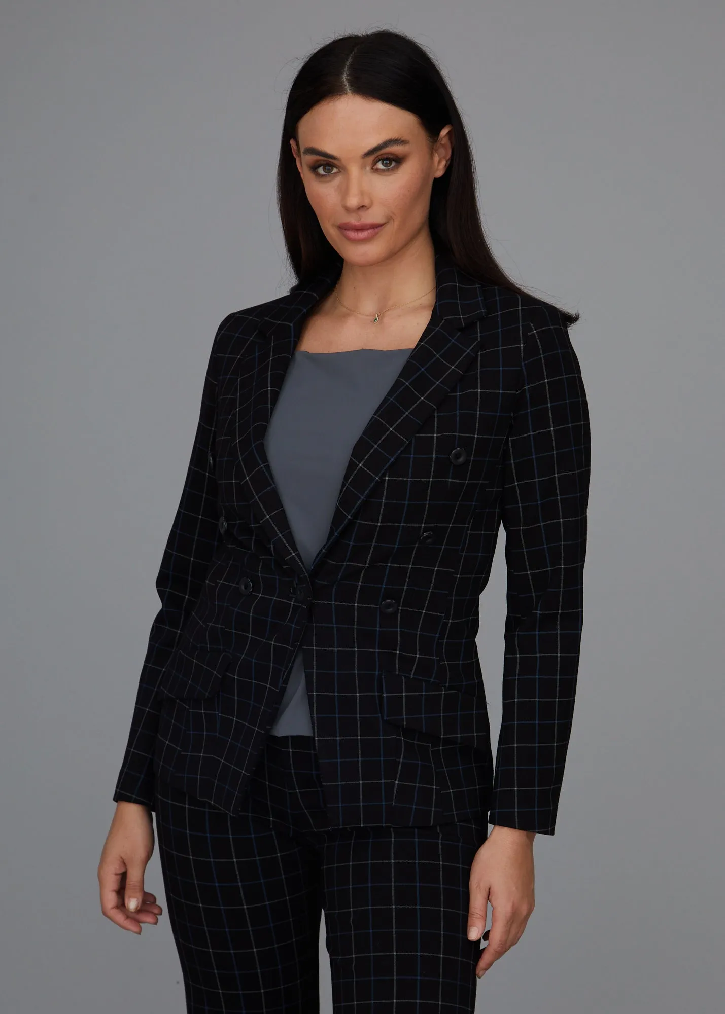 Steely 1 Button DB Jacket - Wall Street Plaid: FINAL SALE