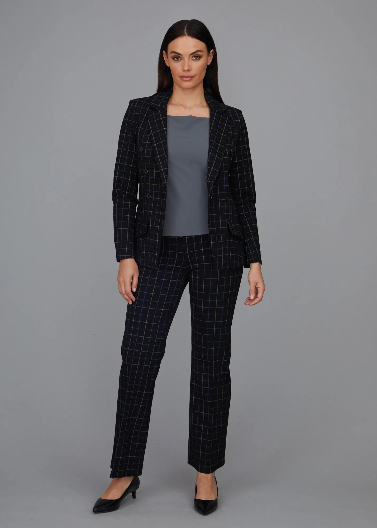 Steely 1 Button DB Jacket - Wall Street Plaid: FINAL SALE