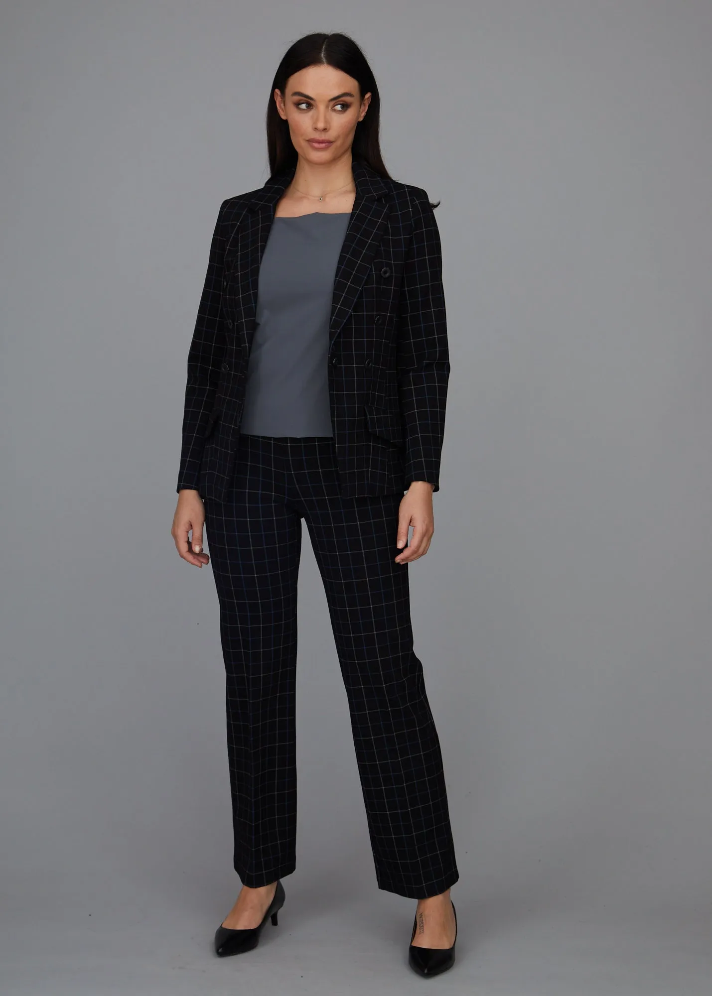 Steely 1 Button DB Jacket - Wall Street Plaid: FINAL SALE